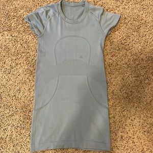 lululemon blue align shirt